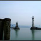 Hafeneinfahrt von Lindau am Bodensee