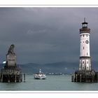 Hafeneinfahrt von Lindau im Bodensee