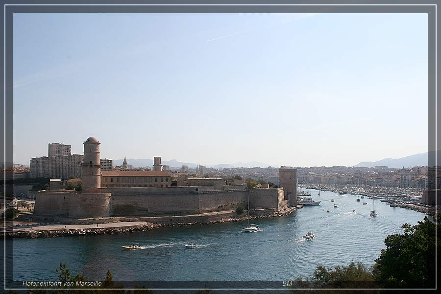 Hafeneinfahrt von Marseille