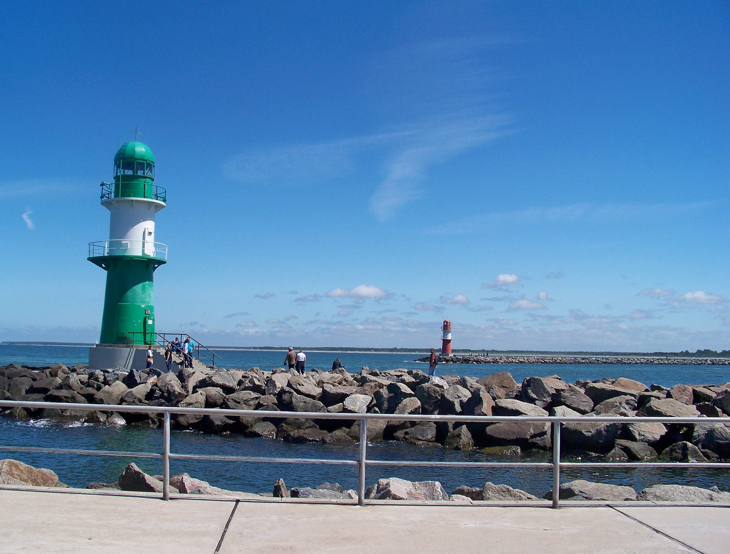 Hafeneinfahrt von RostockWarnemünde Foto & Bild reisen, landschaft