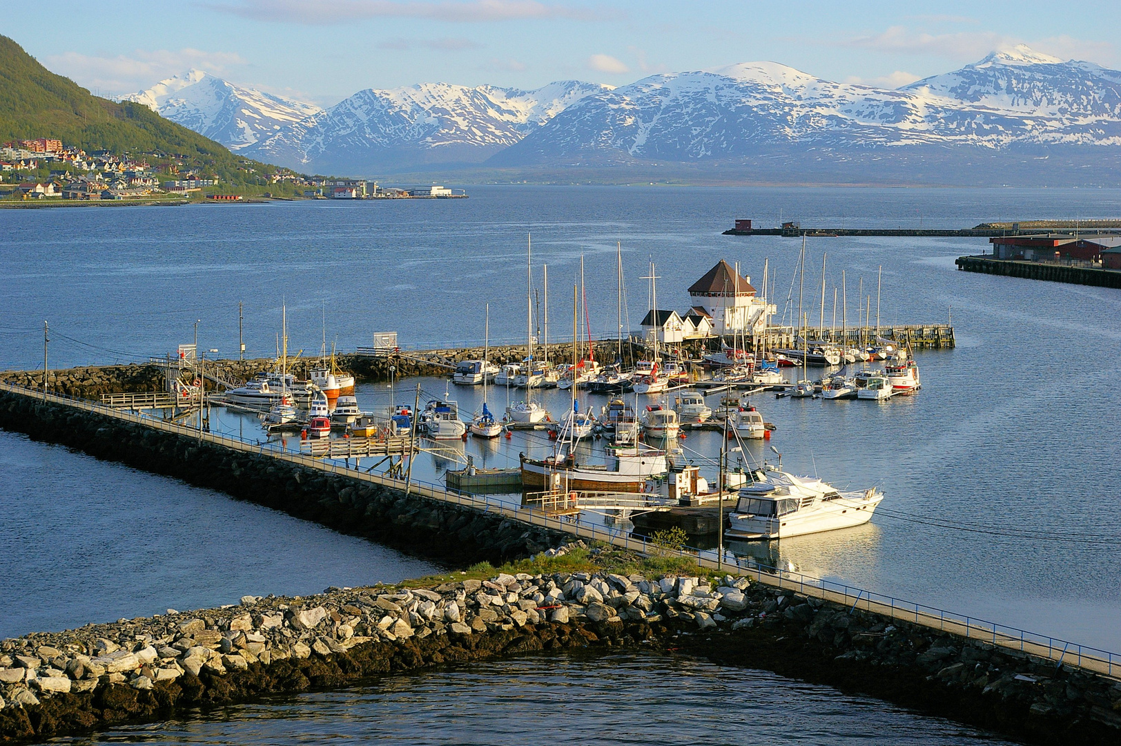 Hafeneinfahrt von Tromsø