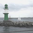 Hafeneinfahrt Warnemünde