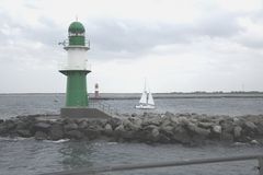 Hafeneinfahrt Warnemünde