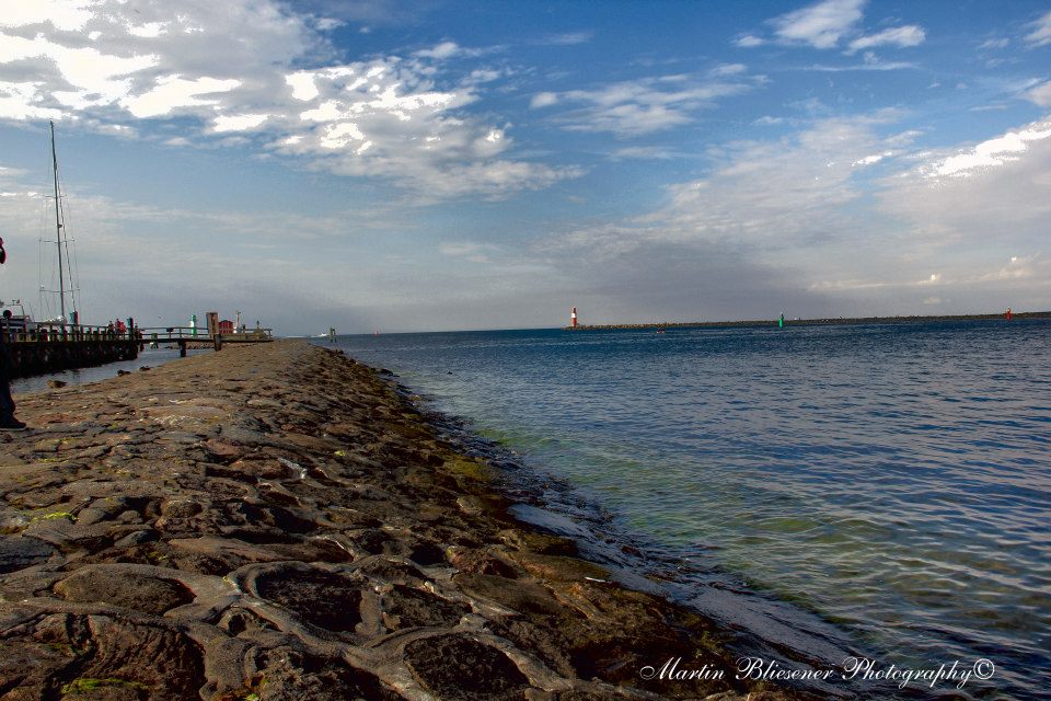 Hafeneinfahrt Warnemünde