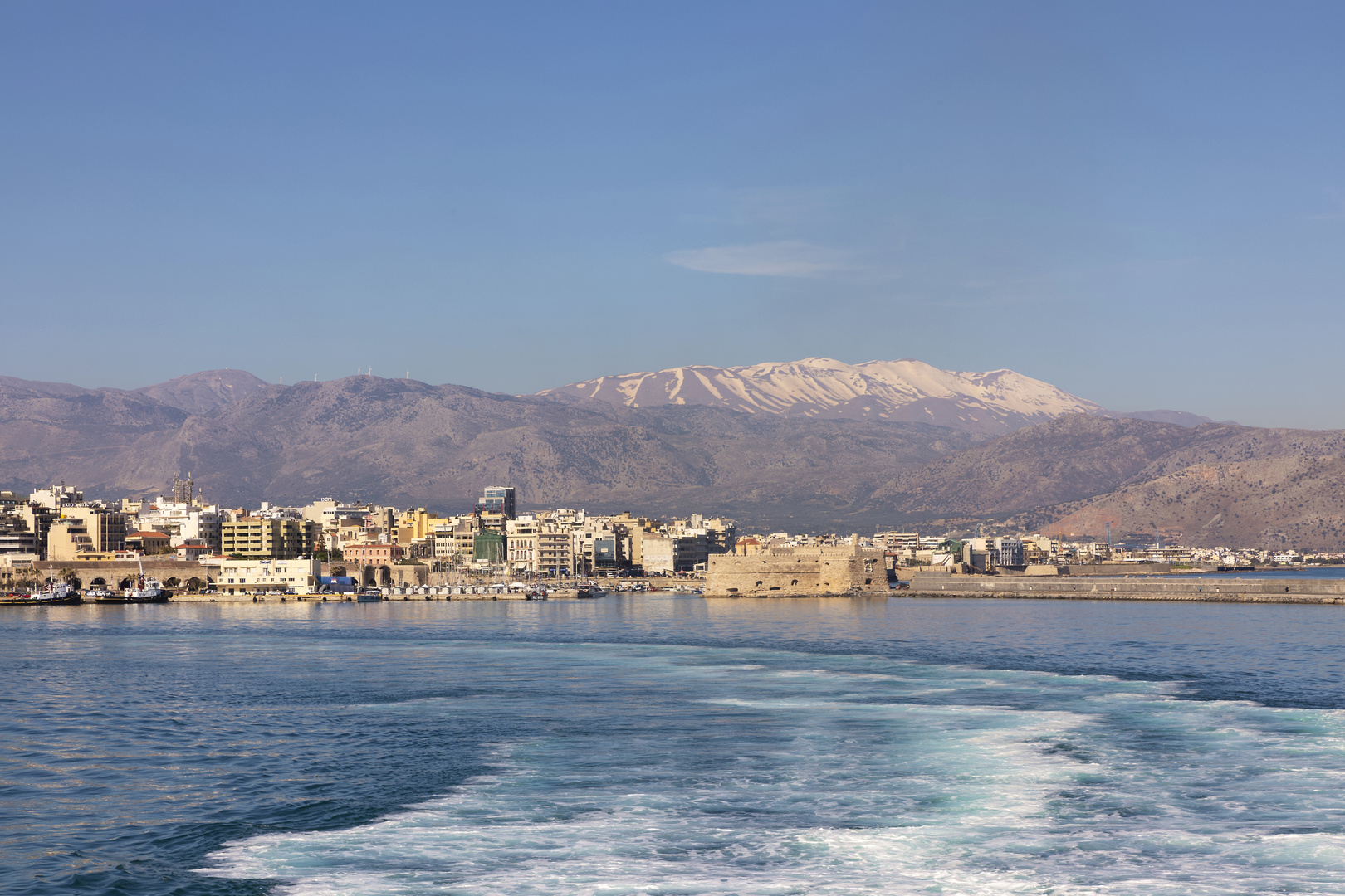 Hafenfenausfahrt Heraklion auf Kreta