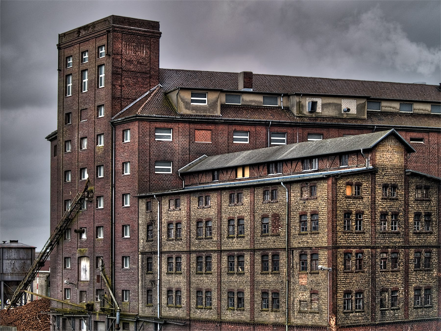 Hafengebäude in Münster