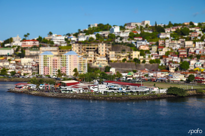 Hafengebiet von Guadeloupe