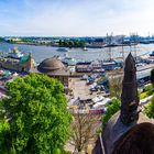 Hafengeburtstag, Pano Dach des deutschen Wetterdienst DWD am Hafen