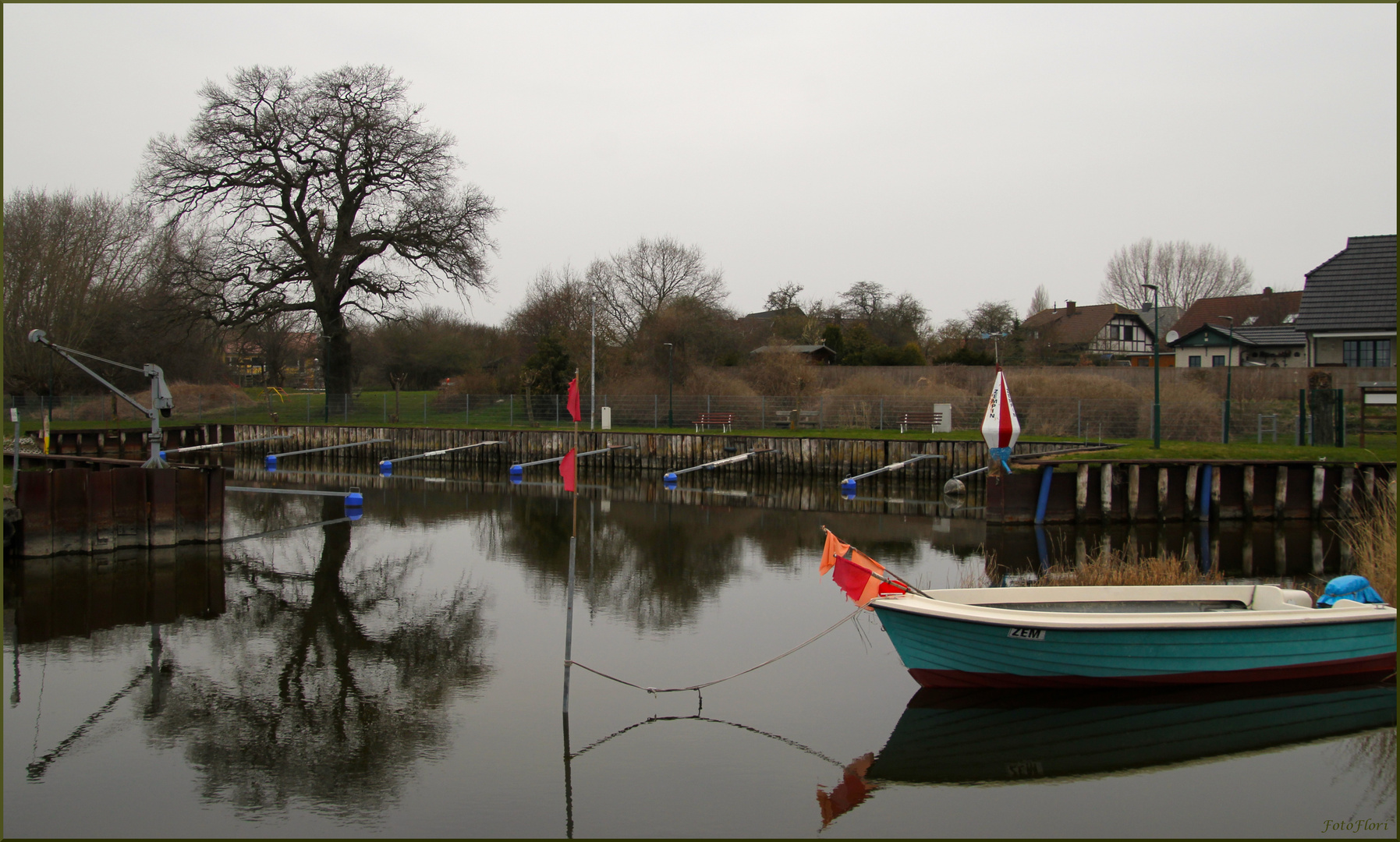 Hafenidylle am Achterwasser