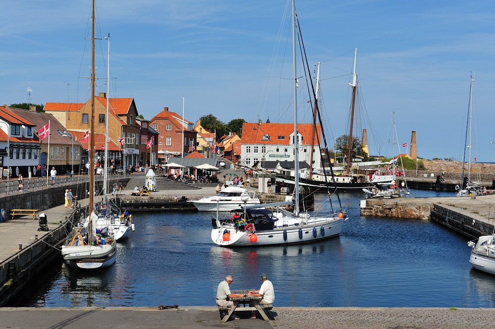 Hafenidylle in Allinge Bornholm (DK)