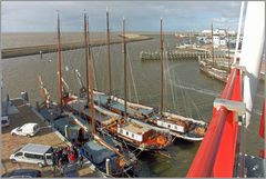 Hafenkran Aussicht Harlingen