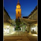 Hafenmarktpassage mit Turm zur blauen Stunde