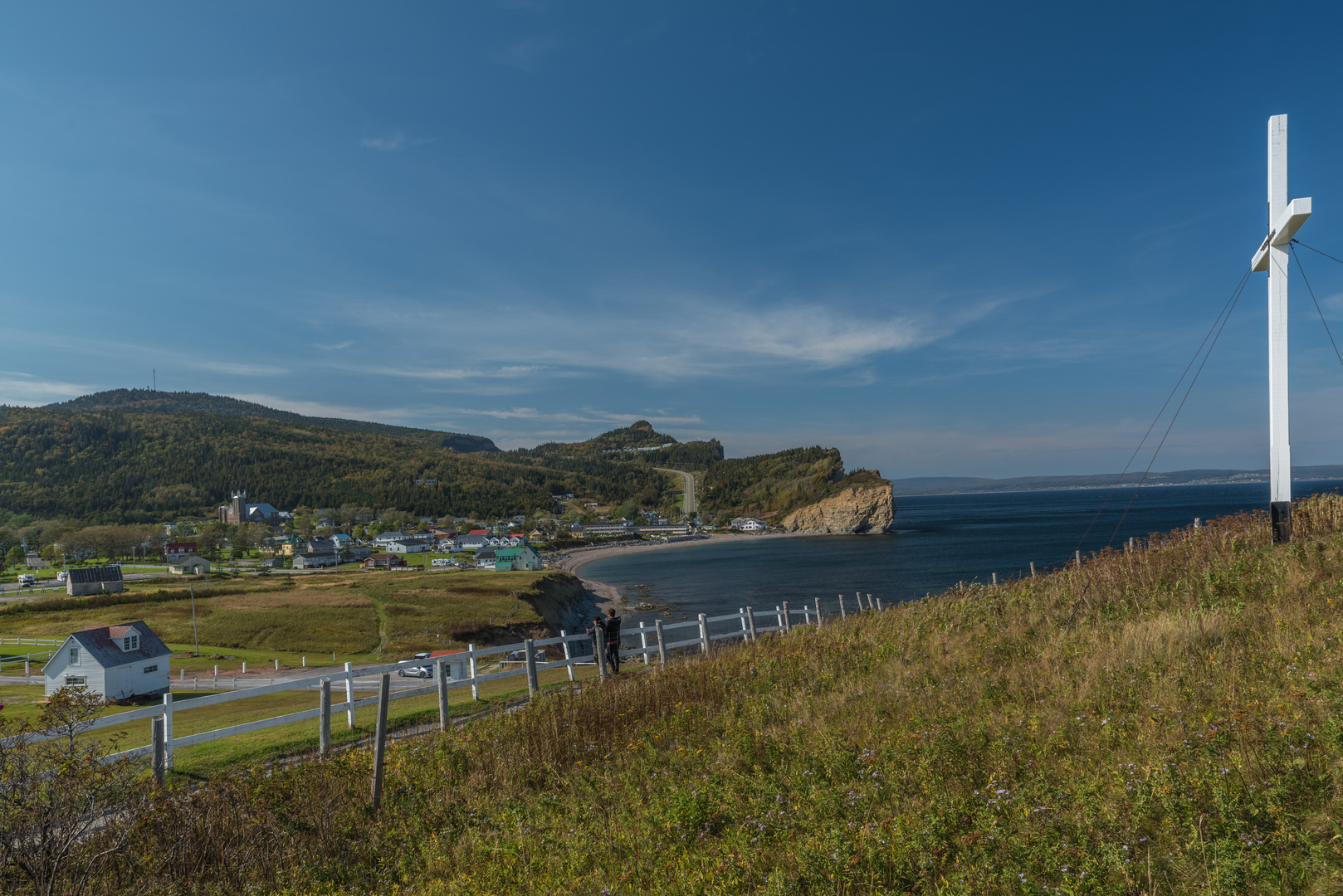 Hafenort Percé an der Ostspitze von Gaspésie