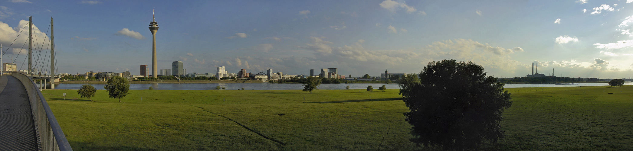 Hafenpanorama Düsseldorf