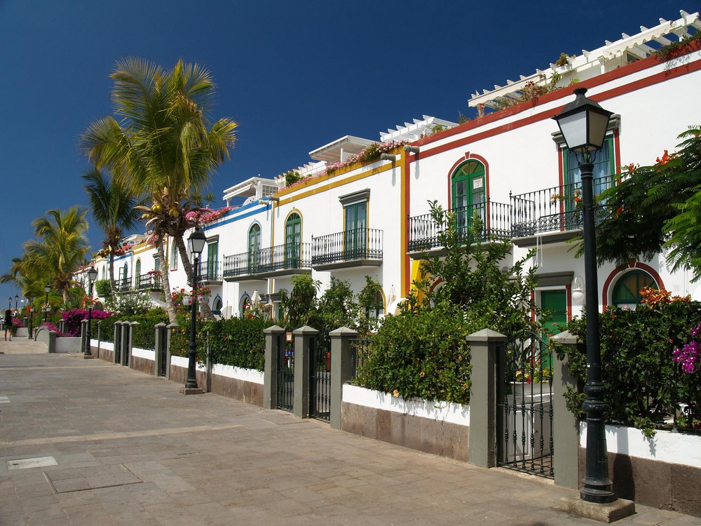 Hafenpromenade in Puerto de Mogan