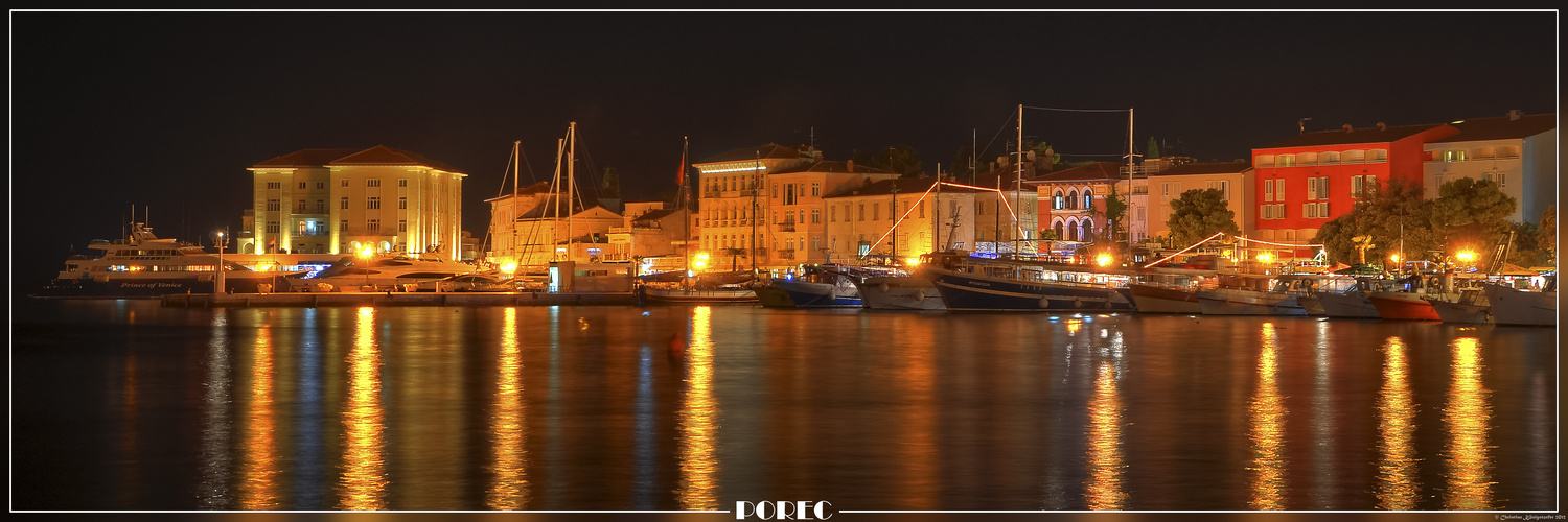 Hafenpromenade - Porec in Kroatien