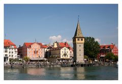 Hafenpromenade von Lindau mit Mangturm