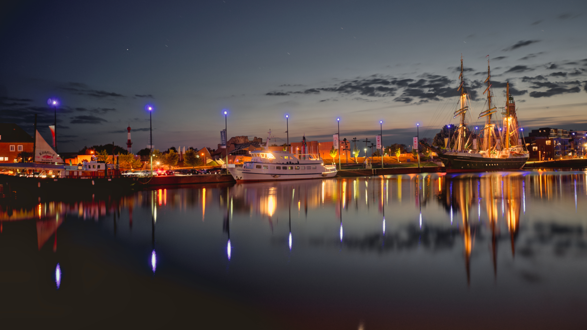 Hafenromantik am Neuen Hafen Bremerhaven