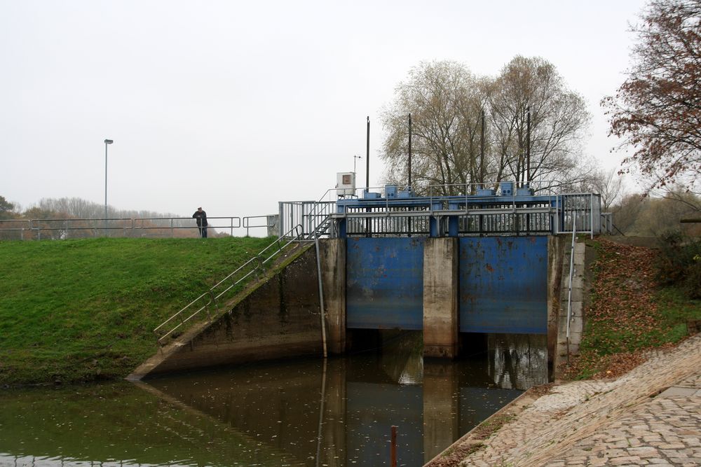 Hafenschleuse in Tangermünde