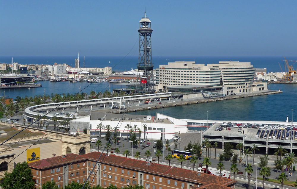 Hafenseilbahn und World Trade Center