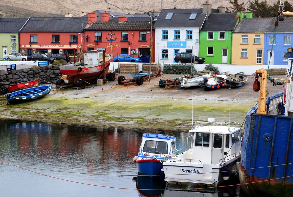 Hafenstädtchen Portmagee / Kerry, Irland