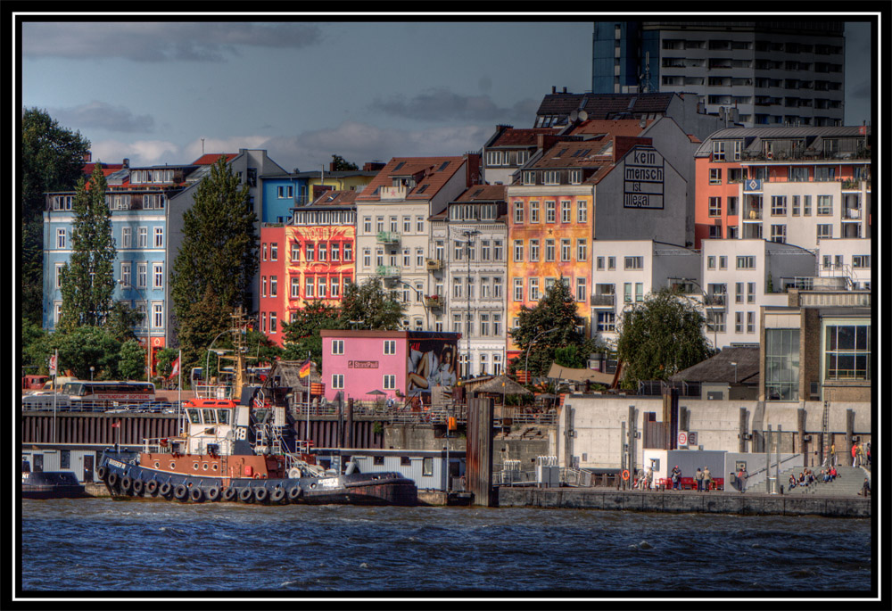 Hafenstraße Hamburg - Tonemappingversuch