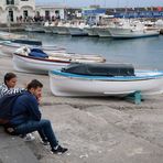 Hafenszene auf Capri