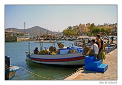 Hafenszene auf Kreta