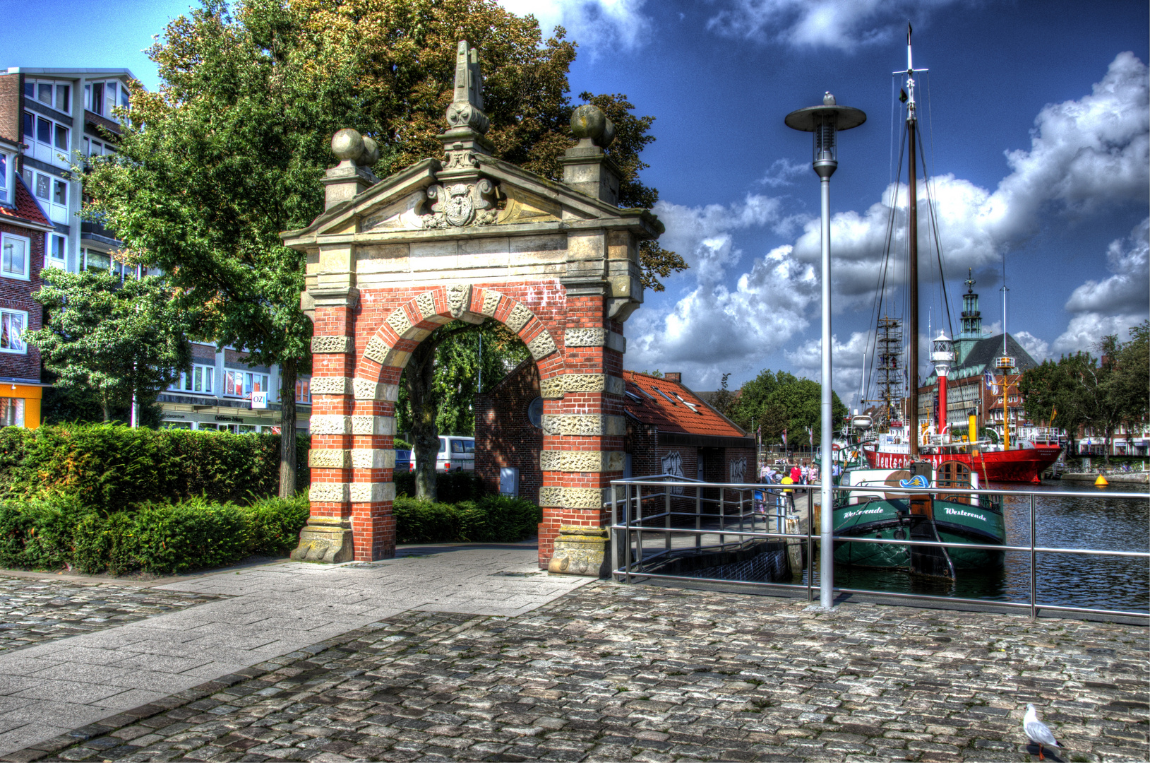 Hafentor Emden in HDR