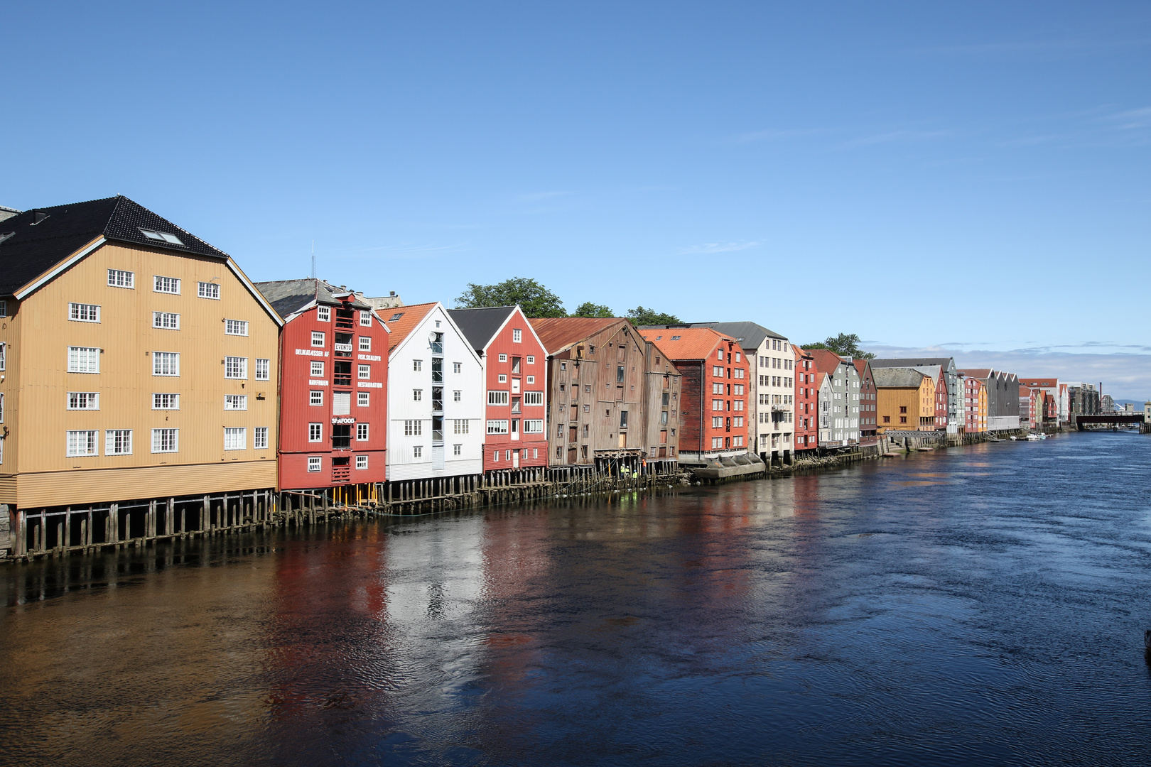 Hafenviertel Trondheim