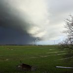 Hagelgewitter seitlich