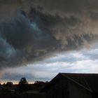 ..Hagelwolken über Bad Tölz