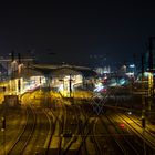 Hagen Hauptbahnhof bei Nacht