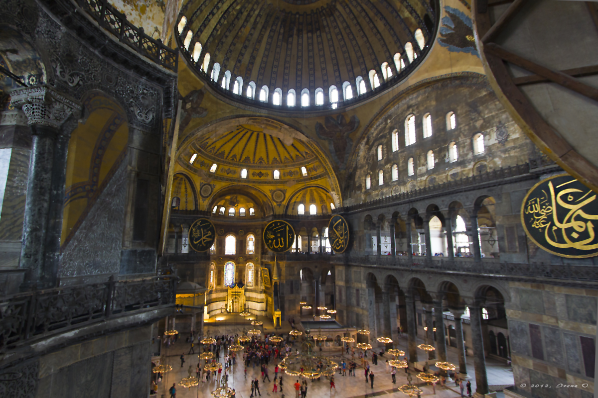 Hagia Sofia innen (Weitwinkel)