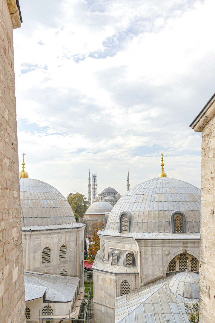 Hagia Sofia und blaue Moschee