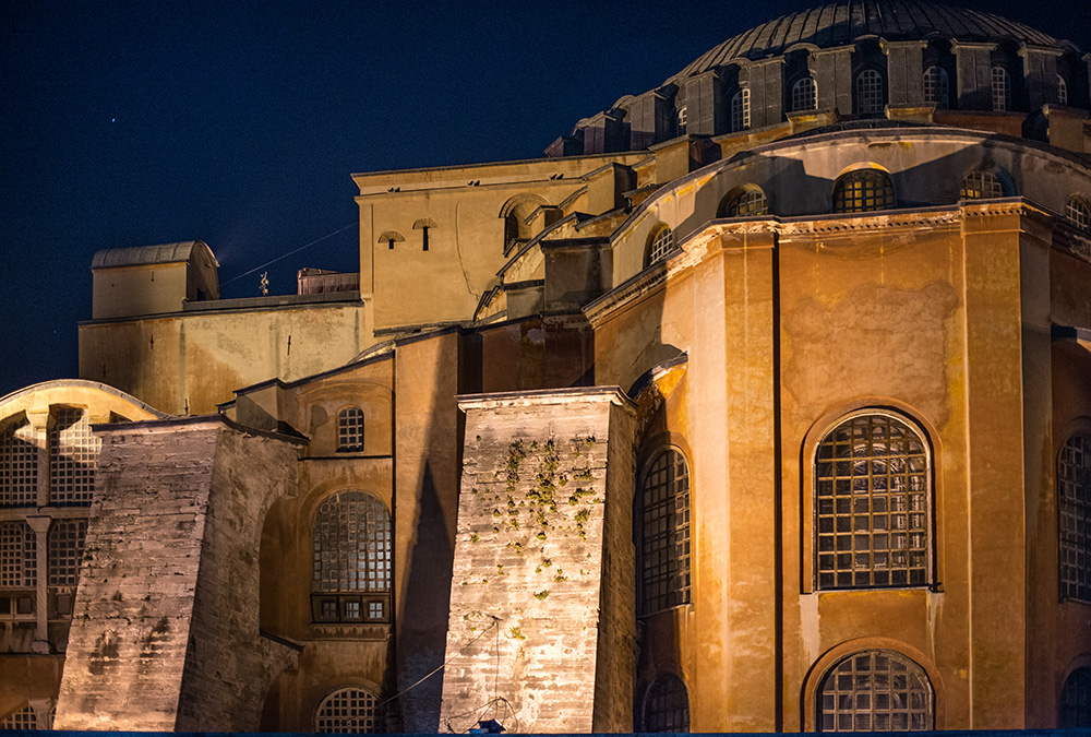 Hagia Sophia bei Nacht