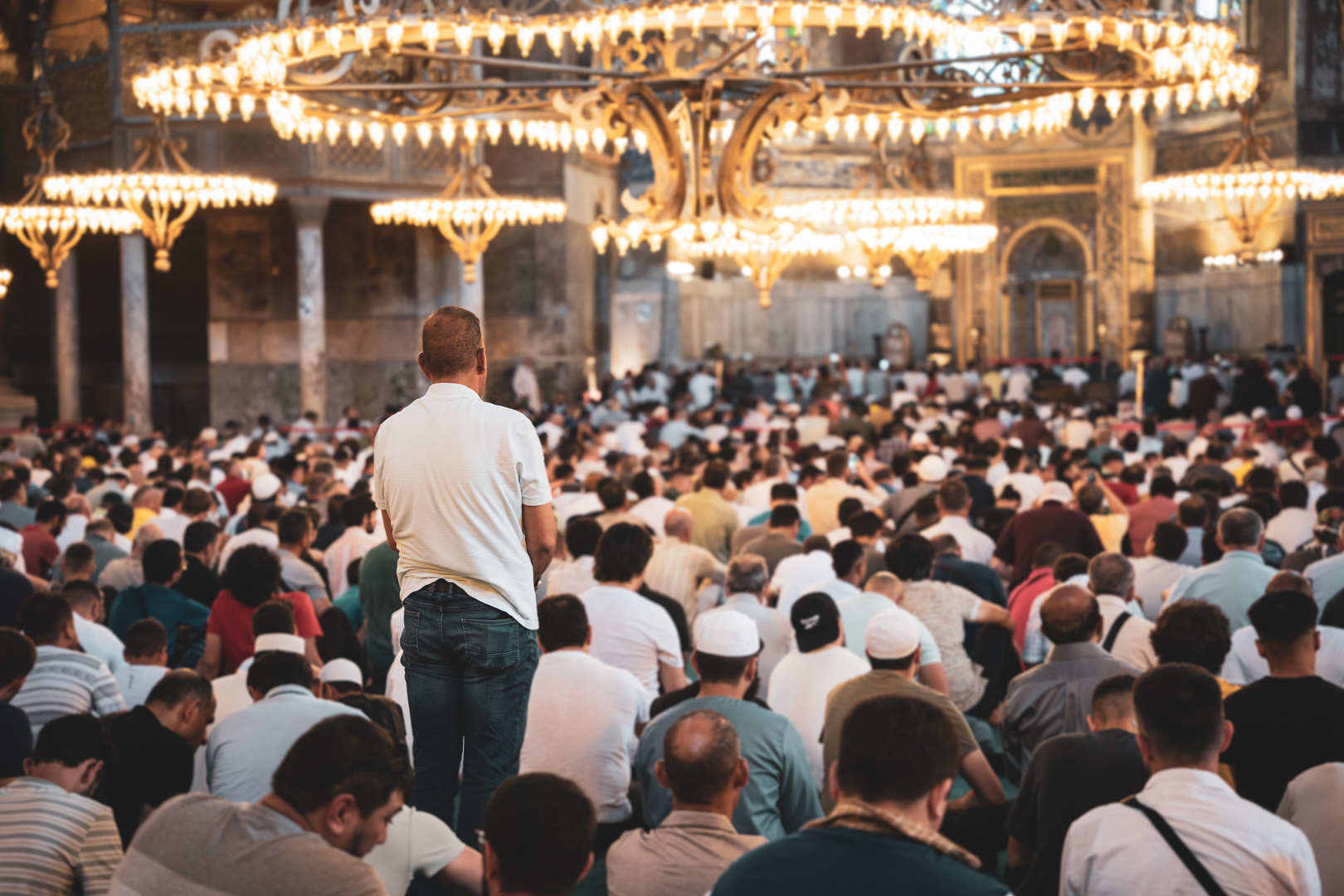 Hagia Sophia beim Freitagsgebet