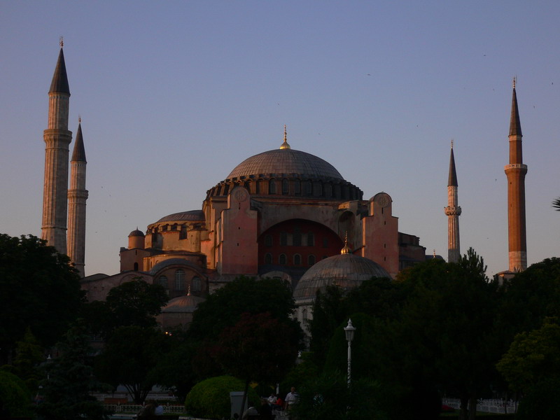 Hagia Sophia im Abendlicht