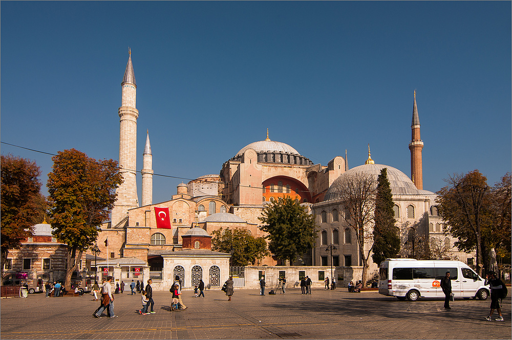 Hagia Sophia im Abendlicht