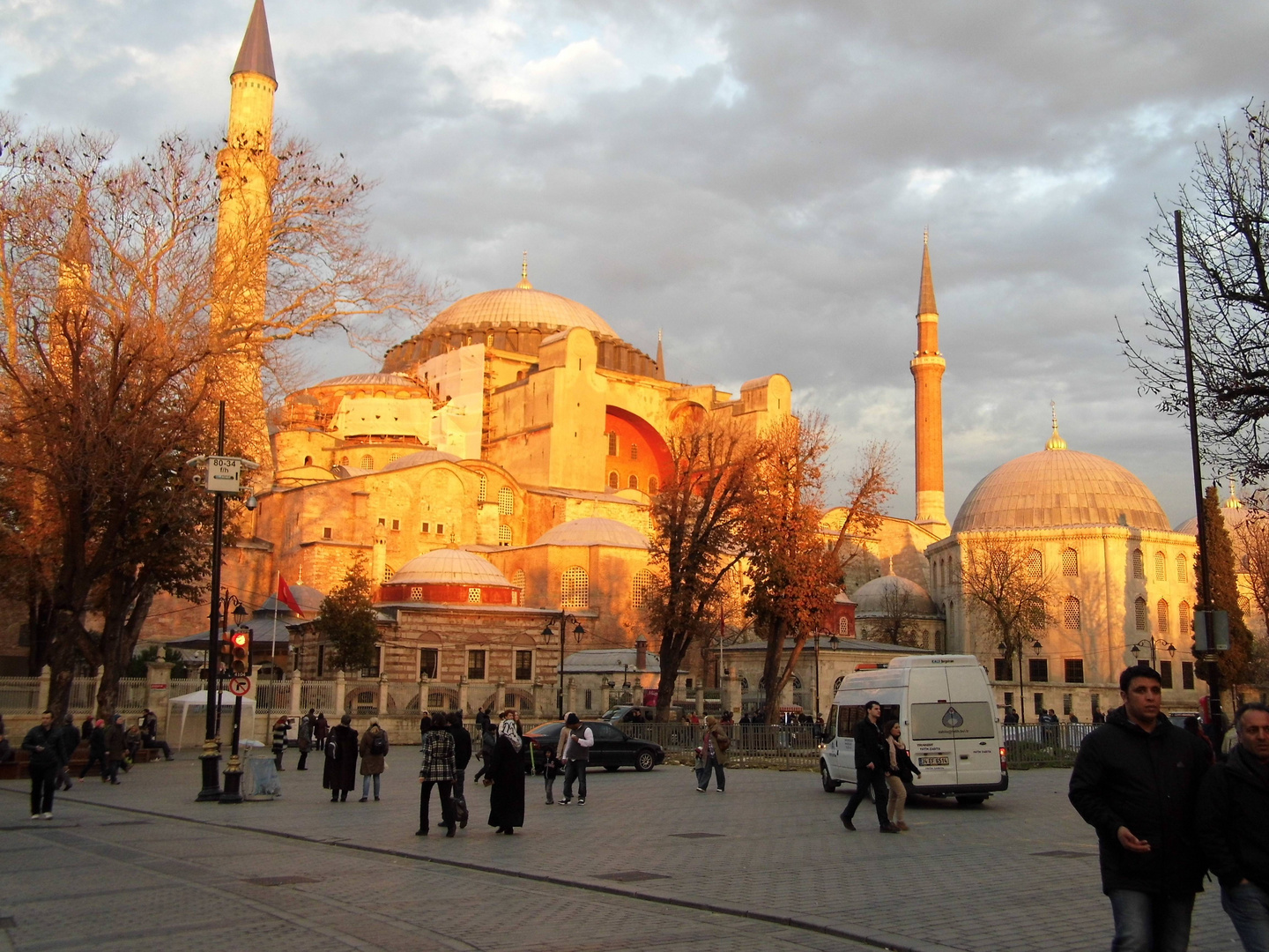 Hagia Sophia im Sonnenuntergang