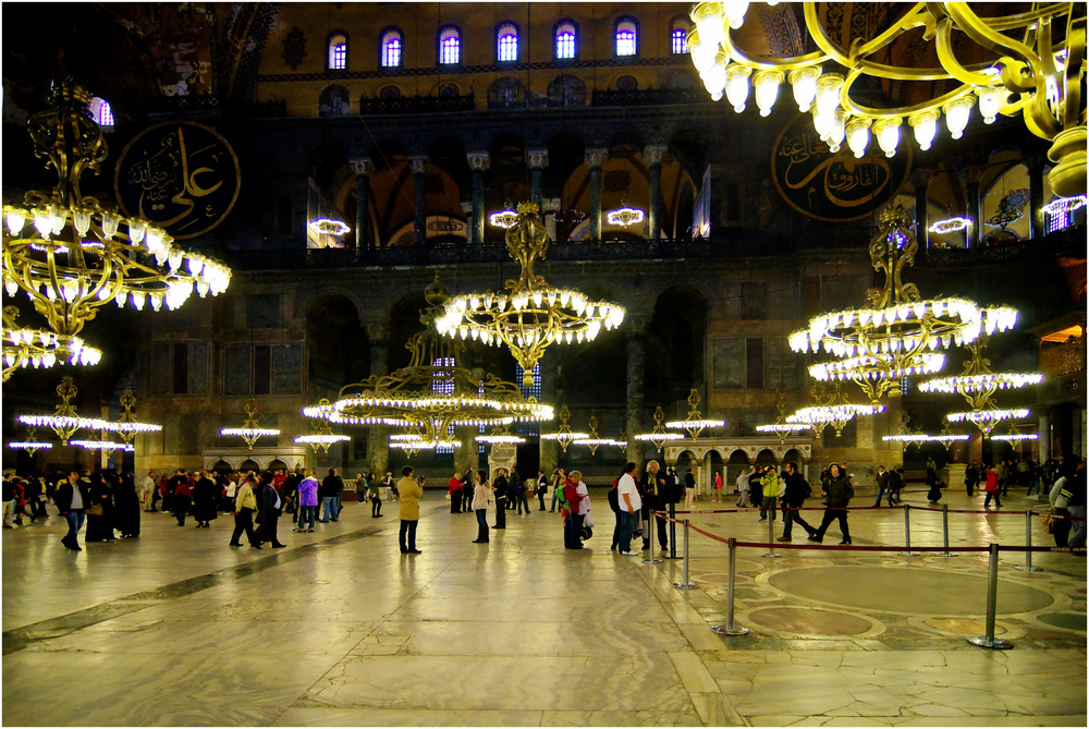 Hagia Sophia, Innenansicht