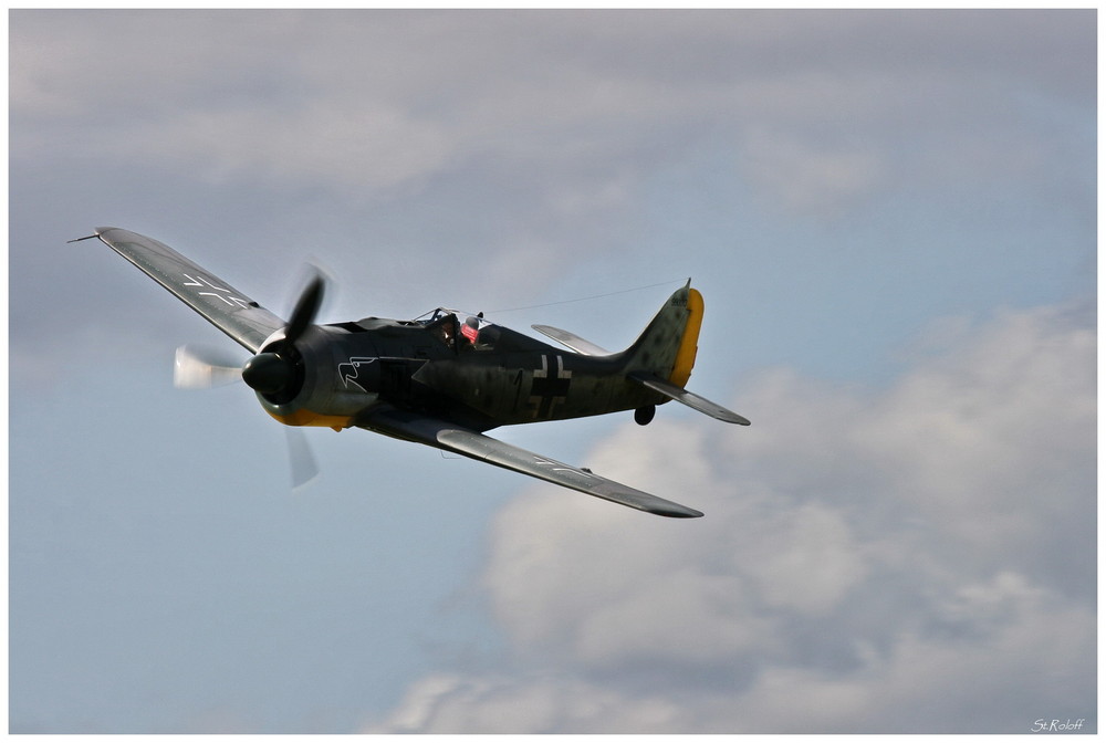 Hahnweide 2009 - Flug Werk FW 190 A-8