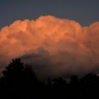 Hahnweide mit Wolkenformation