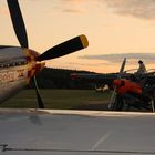 Hahnweide sunset refuel mit Mustang und unserer Do27