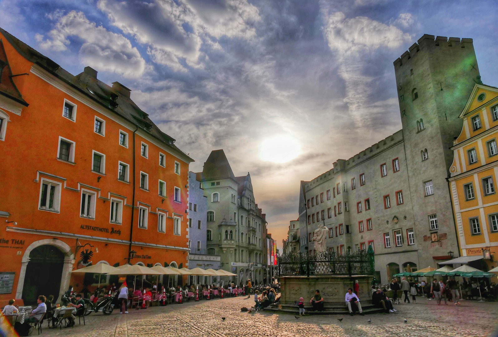 Haidplatz in Regensburg 