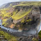 Haifoss mit Schlucht