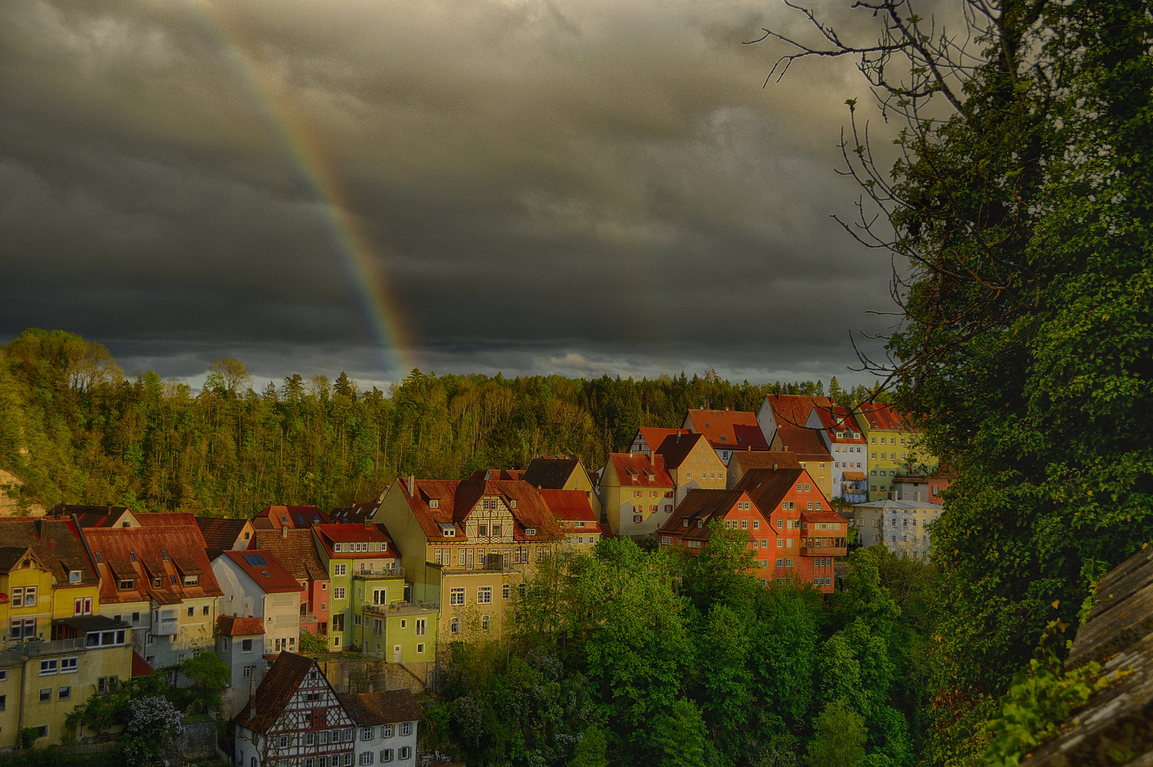 Haigerloch unterm Regenbogen