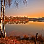 Hainbergsee bei Sonnenaufgang