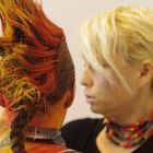 Hairstyling - Model und Stylistin