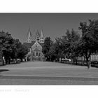 Halberstadt - " am Domplatz, mit Blick zur Liebfrauenkirche "